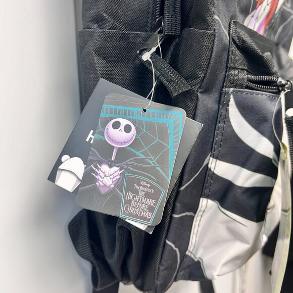 Nightmare Before Christmas 17" Backpack Includes Rain Cover Hood AAA4096 - Picture 5 of 12